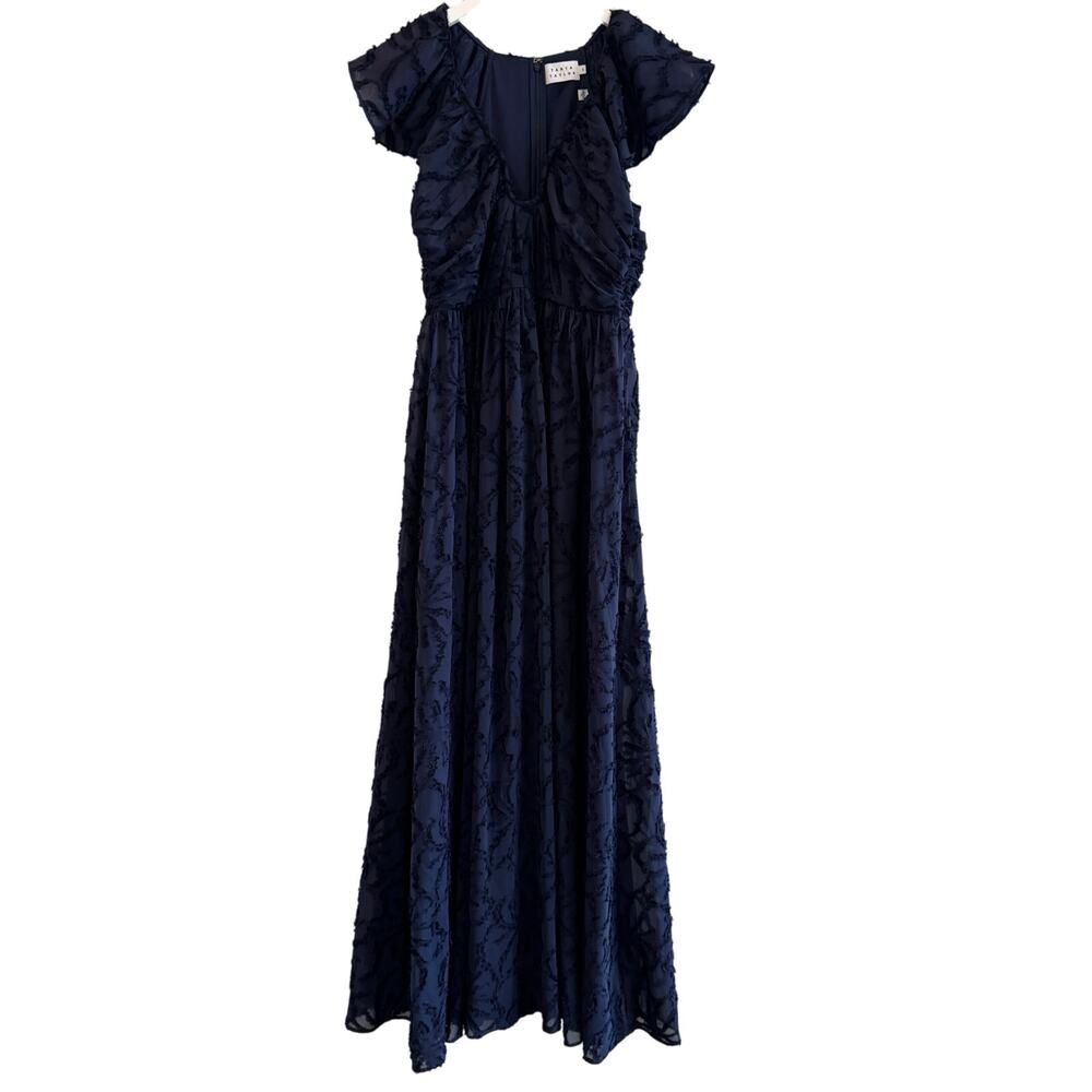 Tanya Taylor Leonie Gown Navy - Picture 6 of 12